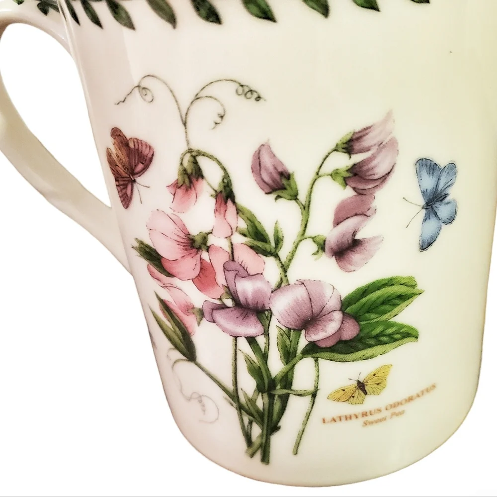 Portmeiron Botanic Garden Sweet Pea Mug & Coaster Set